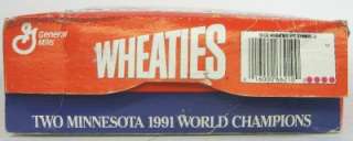Kirby Pucket & Kent Hrbek   Wheaties Cereal Box   1991  