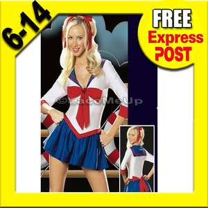 SAILOR MOON Costume COSPLAY Dress Up Fantasy Outfit Ladies 6 14 New 