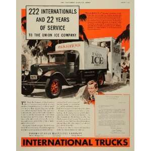  1933 Ad International Harvester Company Truck Model D 1 