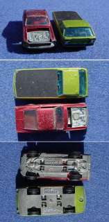 1960s Hot Wheels Red Line Car Lot 8 + Buttons & Case As Shown  