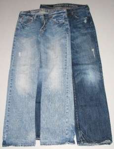 mens American Eagle jeans Low Rise Boot Cut 29 x 32 Lot X2 AE  