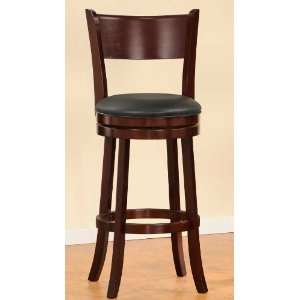  Home Elegance 1136 29S Shapel Swivel Bar Height Chair 