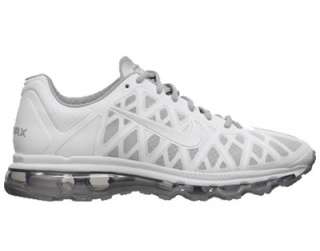 Nike Air Max+ 2011 White/Metallic Silver Mens Running Shoes 429889 101 