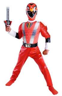 Power Rangers   Red Ranger Muscle Chest Child Costume   Boys 