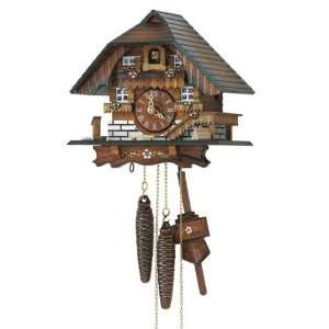  Schneider 8 Inch Black Forest Farmhouse Cuckoo Clock