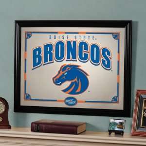  22 NCAA Boise State Broncos Logo Framed Mirror