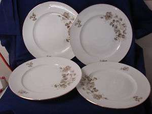 Haviland, Johann, china Twilight rose, 4 Dinner Plate  