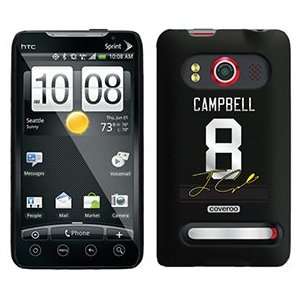  Jason Campbell Signed Jersey on HTC Evo 4G Case  