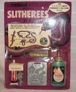 Slitherees Card Thingmaker Mattel Creepy Crawlers Moc  