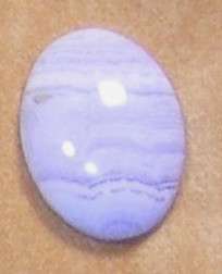 12x10 Blue Lace Agate Cabochon Pendant Bead Stone  