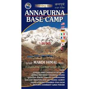   Annapurna Conservation Area Map   Scale 150 000