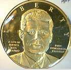 John F Kennedy JFK US MINT Commemorative Bronze Medal   Token   Coin 