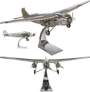 Ford Trimotor Airplane Model Large Tri Motor Aircraft Aluminum Stand 
