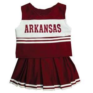  Arkansas Razorbacks NCAA Cheerdreamer Two Piece Uniform 