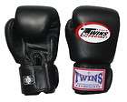 new twins muay thai mma boxing trainin g gloves leather black 8 10 12 