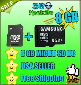 New 8GB Samsung HC MicroSD card ~~Great Value  