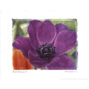  Purple Anemones I by Amy Melious 14x11