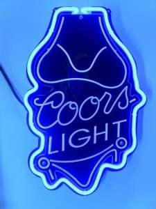 Coors Light Bikini Logo Beer Bar Pub Neon Sign 351 NEW  