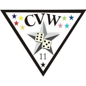  US Navy Carrier Air Wing Eleven CVW11 Decal Sticker 3.8 