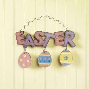  Easter Wall Hanging with Eggs   Party Decorations & Wall 