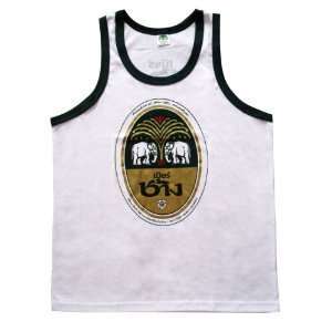  Beautiful Beer Chang Vest Tank Top Cotton Size L 