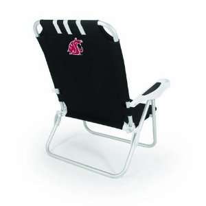 Washington State University Reclining Portable Beach Chair 