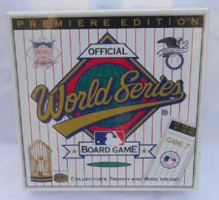 Premiere Edition Official World Series Board Game 1993 Collectors 