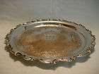 vintage webster wilcox international silverplated tray returns not 