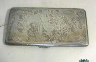 Fine Chinese Export 950 Sterling Silver Cigarette Case China Ca 1900 