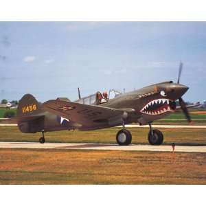  P 40 Warhawk Airplane USAF World War II   Photography 