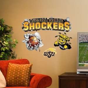 Wichita State Shockers Multi Logo Wallcrasher  Sports 