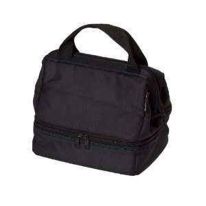 Laptop Lunches Bento ware Insulated Dual Compartment Lunchbox, Black 