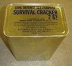 SEALED CAN OF 419+ U.S. CIVIL DEFENSE ALL PURPOSE SURVIVAL CRACKERS