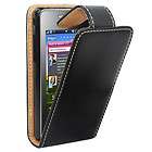   Flip Leather Case For For Samsung Tocco Icon S5260 + Screen Protector