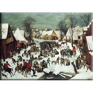  The Slaughter of the Innocents 16x12 Streched Canvas Art 