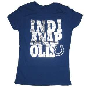  Indianapolis Colts NFL Womens Team Apparel Silver 
