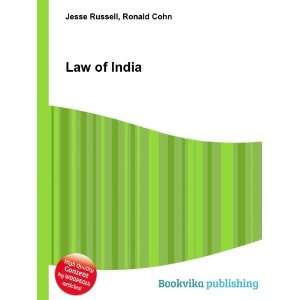  Law of India Ronald Cohn Jesse Russell Books