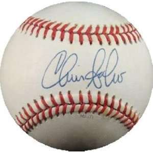  Chris Sabo autographed Baseball
