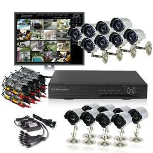   16 Channel Surveillance DVR Security Camera System 1TB