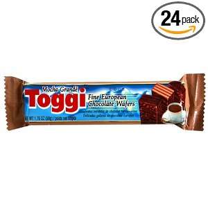 Toggi Mocha Grande Wafers, 1.76 Ounce Bars (Pack of 24)  