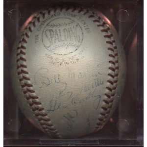  1952 New York Yankees + Team Signed BB 21 Sigs JSA LOA 