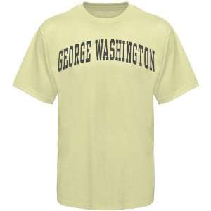  George Washington Colonials Tan Arched T shirt Sports 