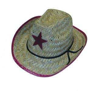  Cowboy Cowgirl Straw hat dress up party Wholesale 12 Toys 