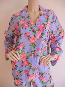 NWT Betsey Johnson Victoria Secret Flannel Pajama Set M  