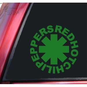  Red Hot Chili Peppers Vinyl Decal Sticker   Green 