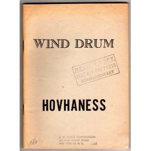  Wind Drum   Music Dance Drama, Op. 183 [STUDY SCORE] Alan 