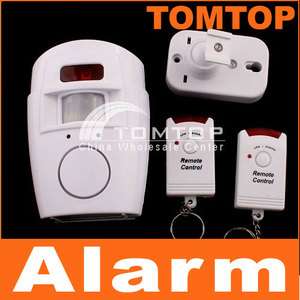 Home Motion Sensor 105dB Alarm With 2 Remote Control  
