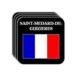 France   SAINT MEDARD DE GUIZIERES Set of 4 Mini Mousepad Coasters