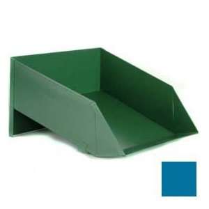  11 1/2W X 12D X 4H Steel Assembly Bin   Blue