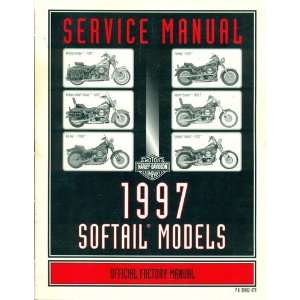   Models 1997 Official Factory Manual PN99482 97 Harley Davidson Books